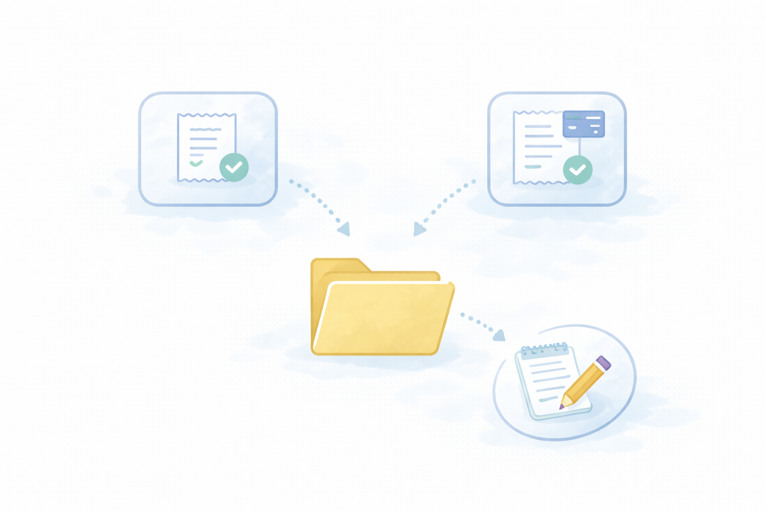 経費を強くする形（テキストなし図解）