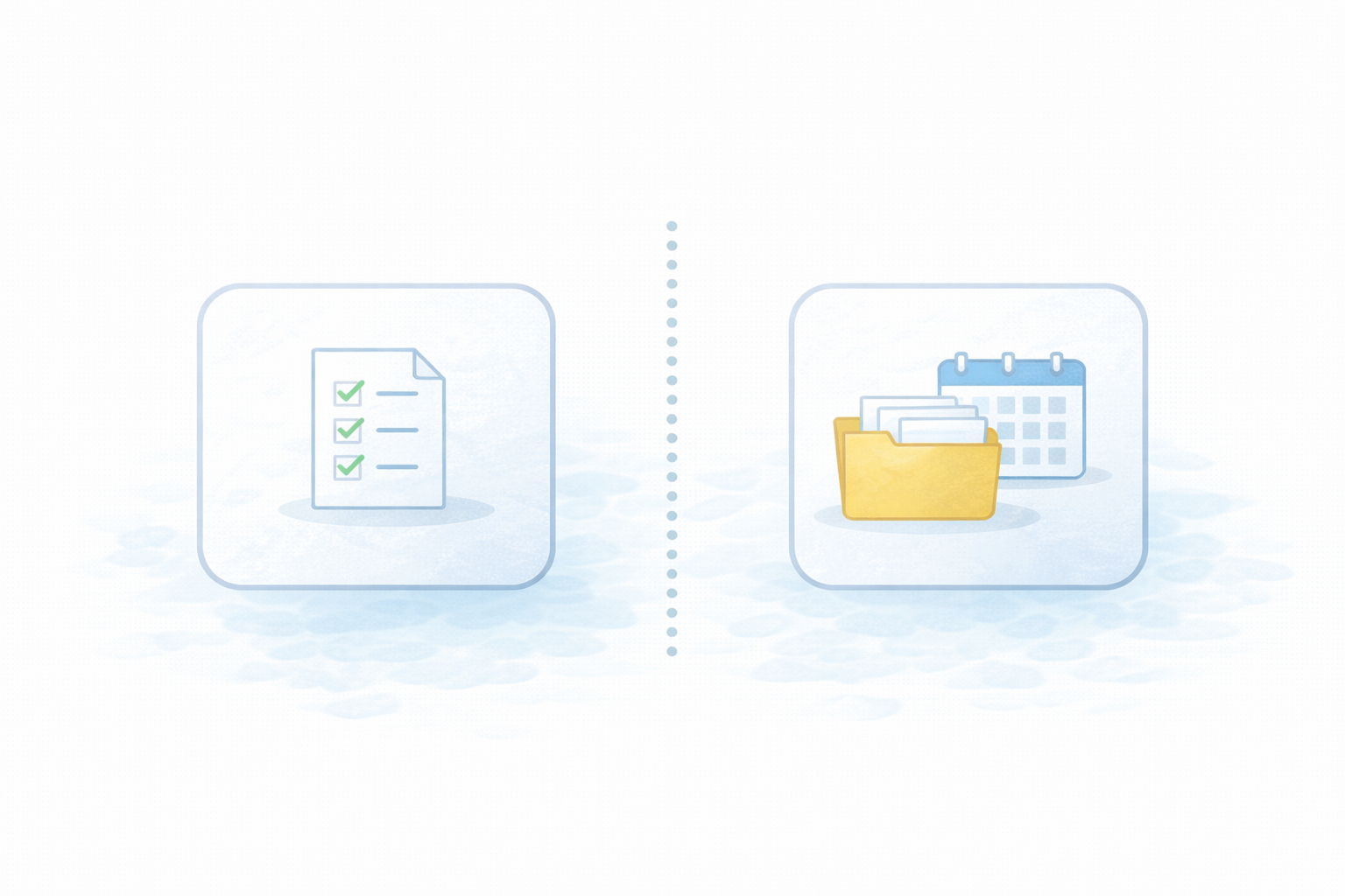 雑所得と事業所得の違い（作業の違い）（テキストなし図解）