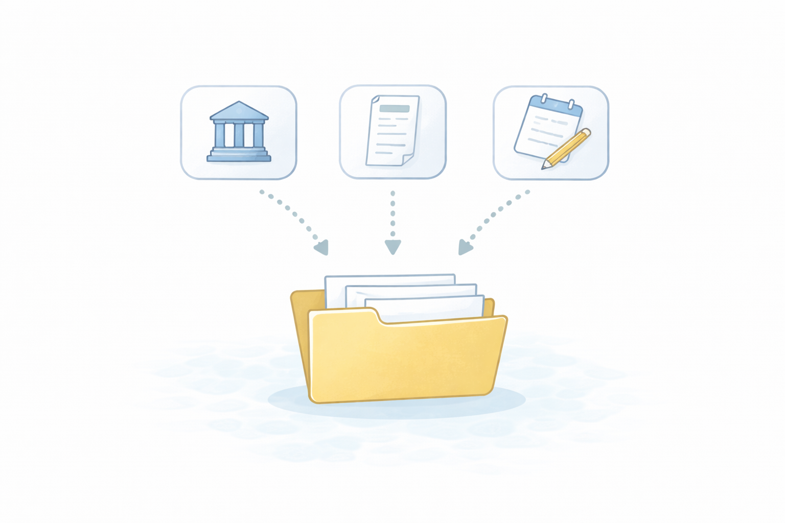 雑所得でも最低限の証拠を作る（テキストなし図解）