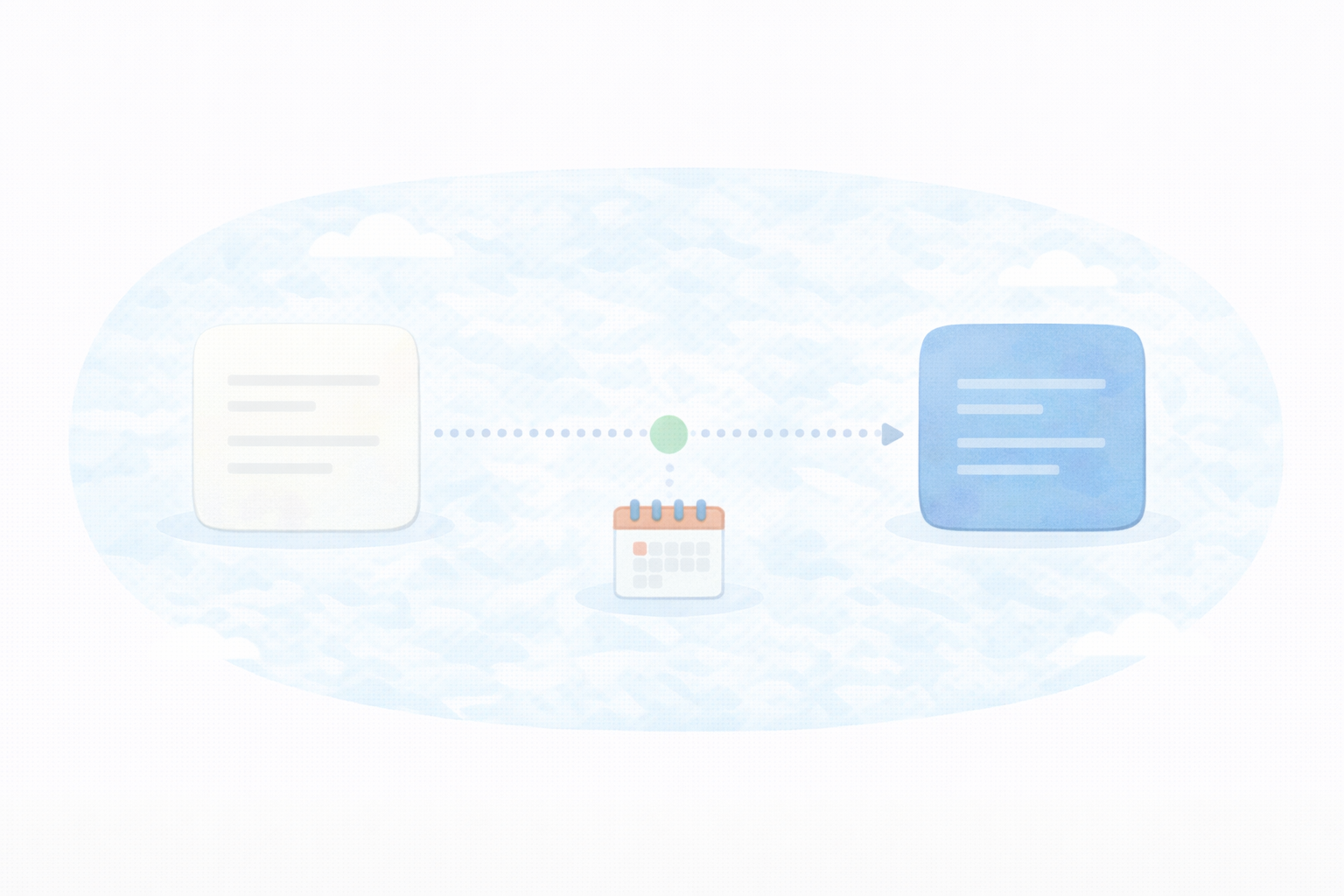 白色から青色への切替タイミング（テキストなし図解）