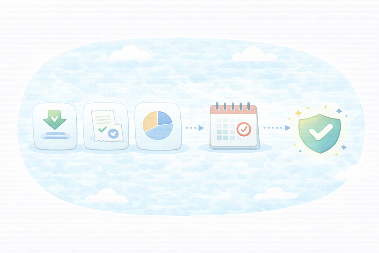 副業部分は仕組み化で最短（テキストなし図解）