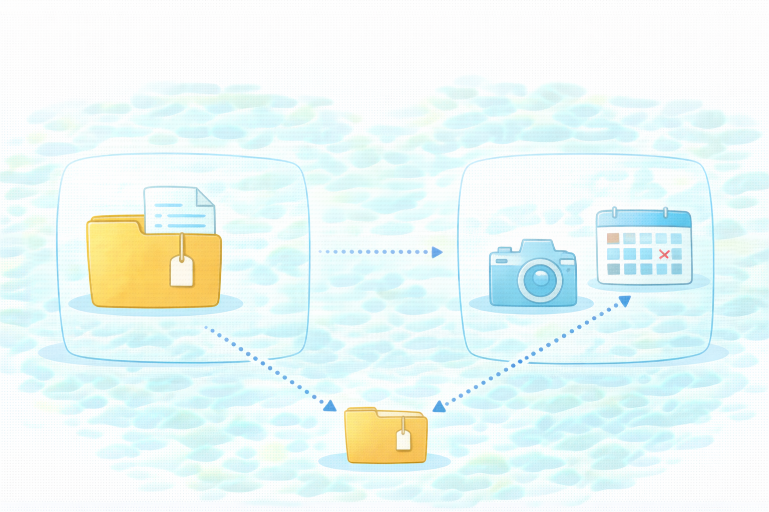 紙レシートの最短運用（テキストなし図解）