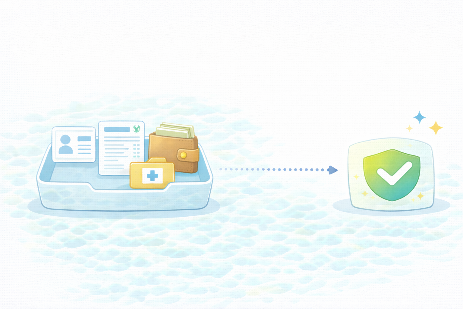 必要物チェック（テキストなし図解）