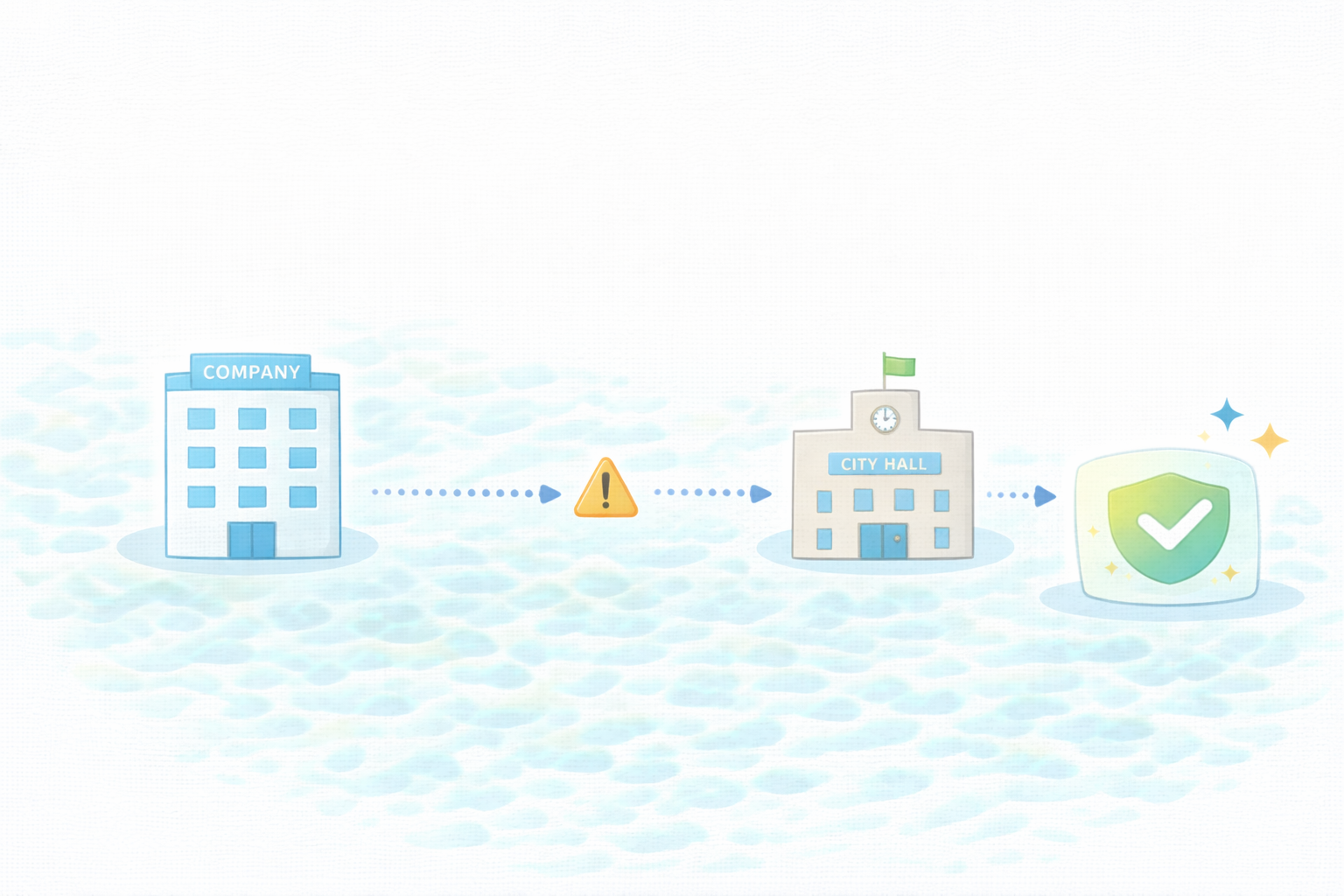 住民税と会社バレ（テキストなし図解）