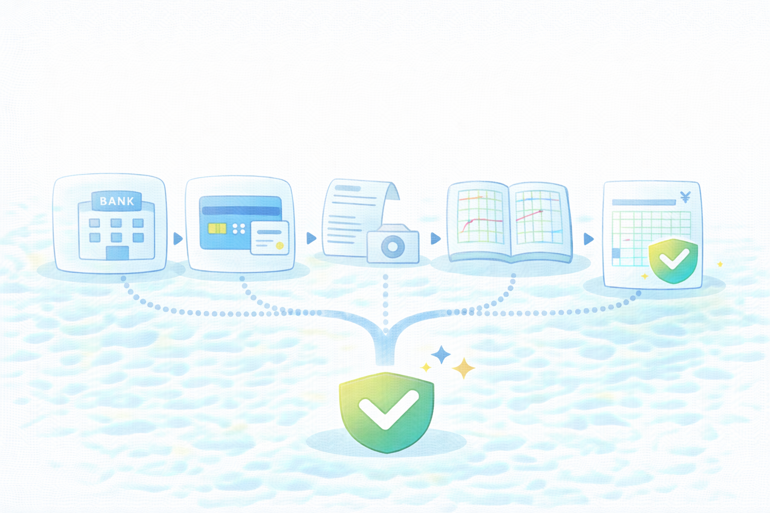 一気通貫の強さ（テキストなし図解）