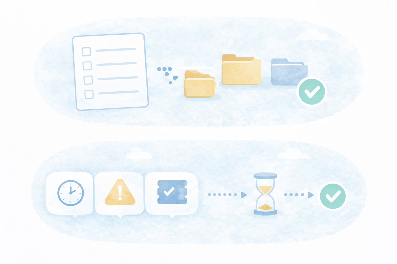 損の3点（テキストなし図解）