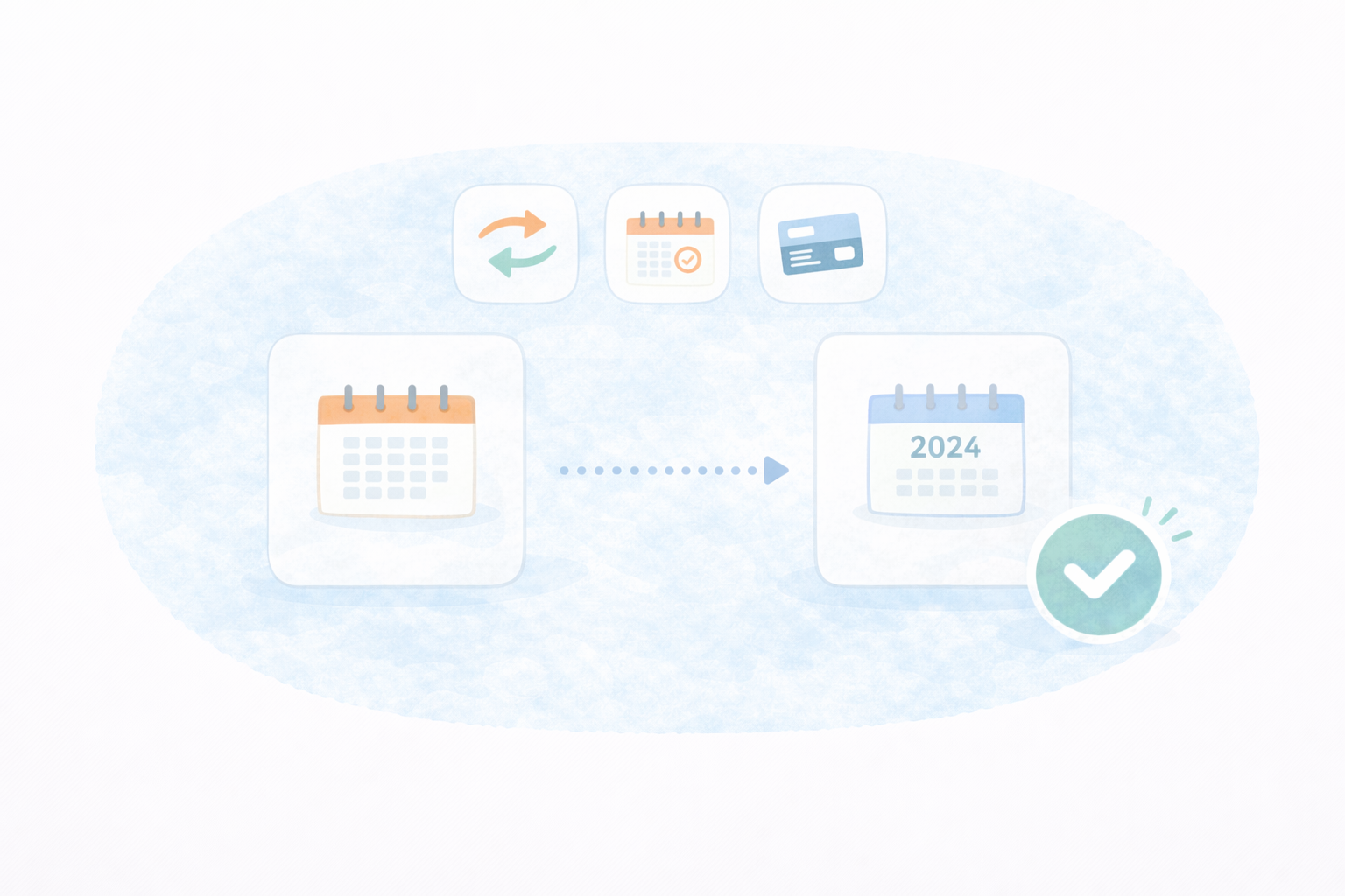月額と年額の判断（テキストなし図解）
