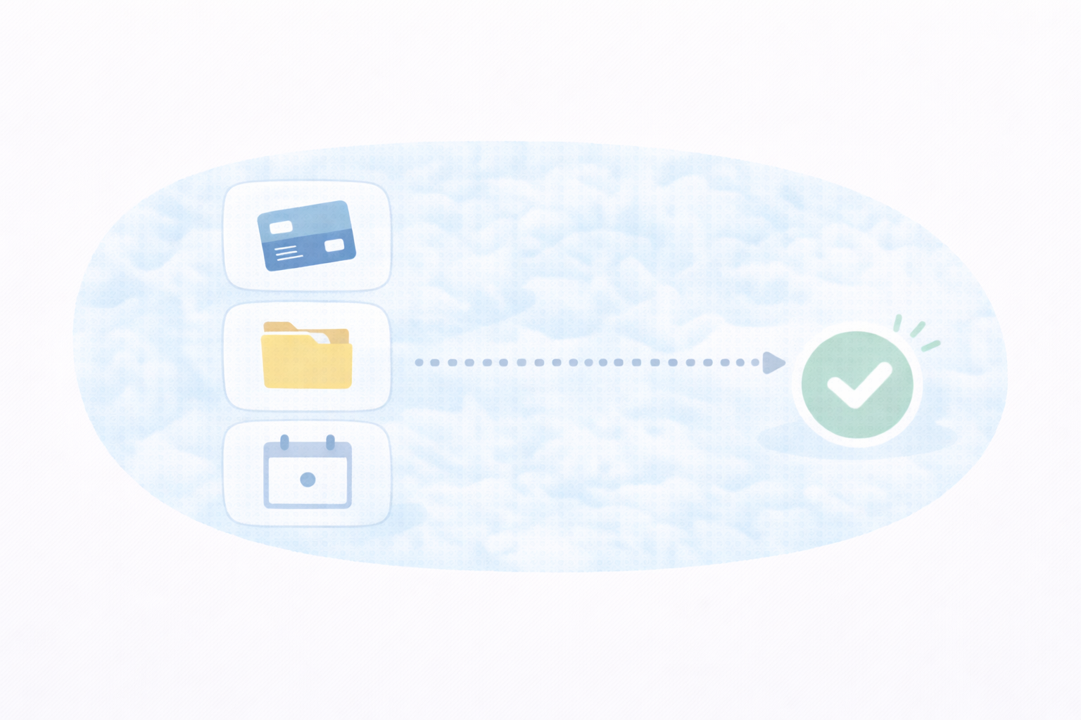 無料で試す運用3ルール（テキストなし図解）
