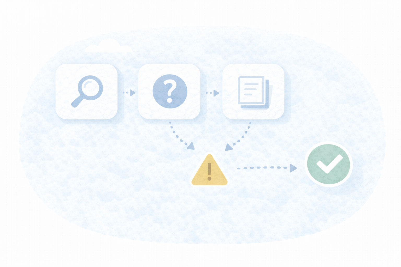 続かない原因（テキストなし図解）