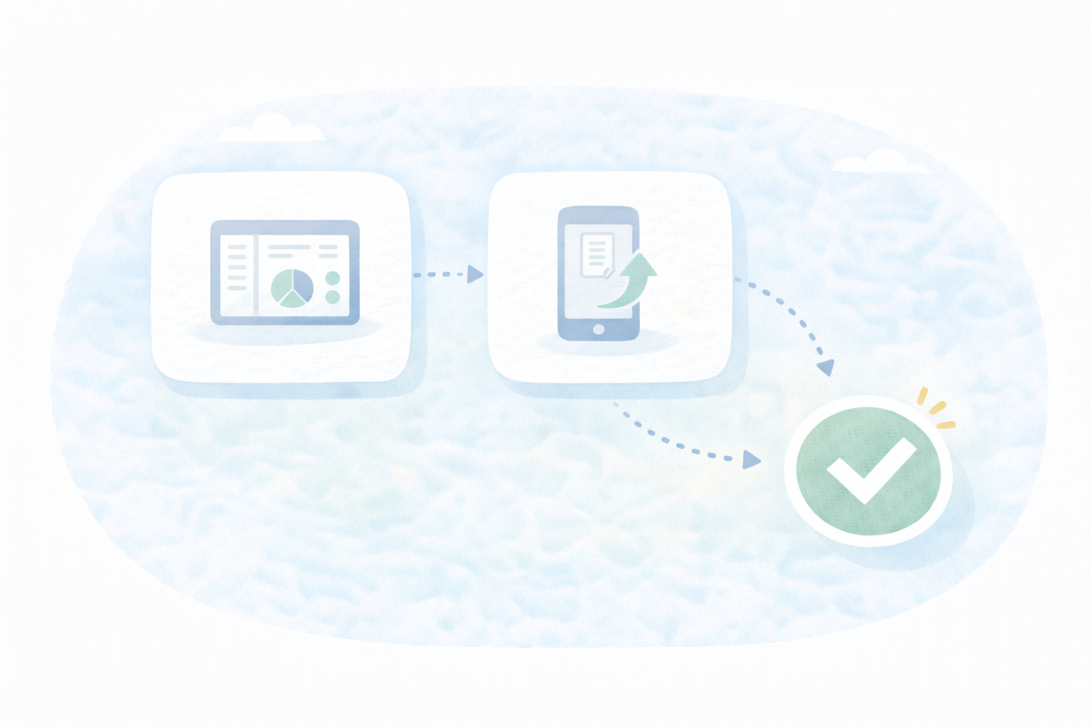 最短構成（テキストなし図解）