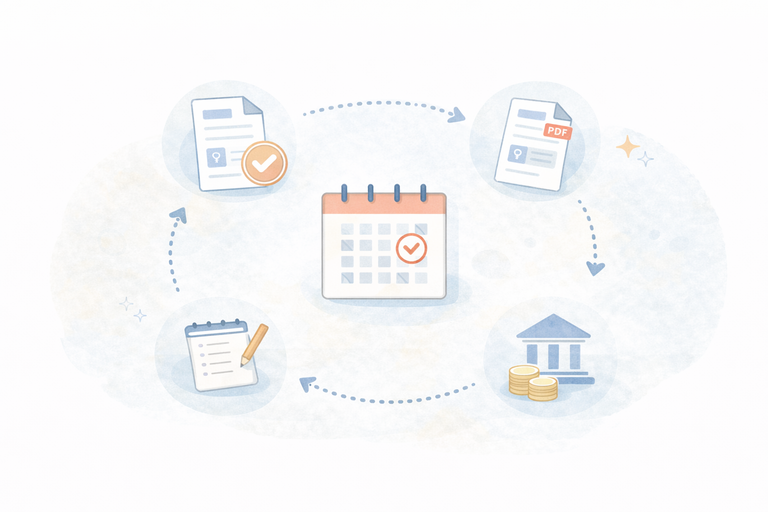 月1テンプレ（テキストなし図解）