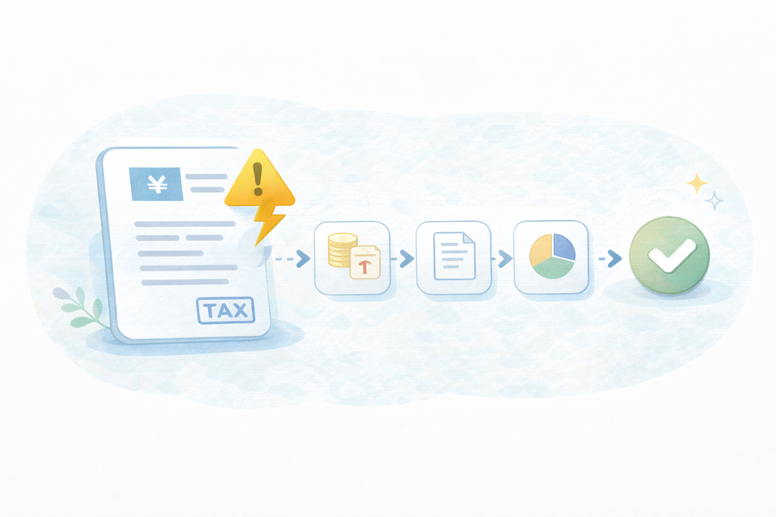 税金に直撃ミス（テキストなし図解）