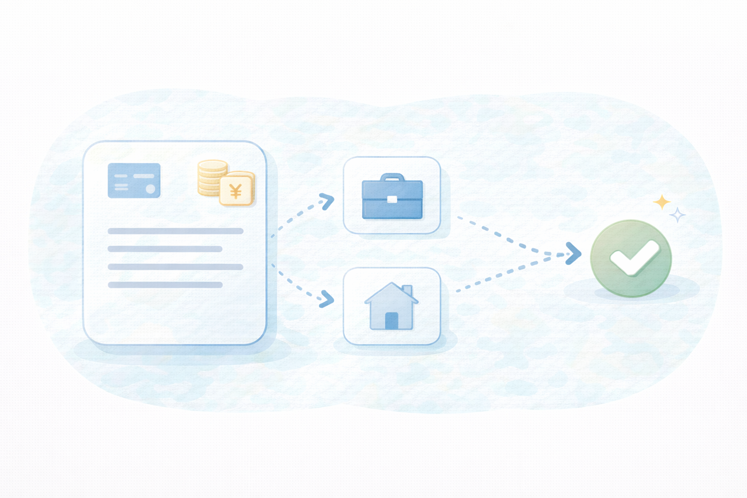按分とは（テキストなし図解）
