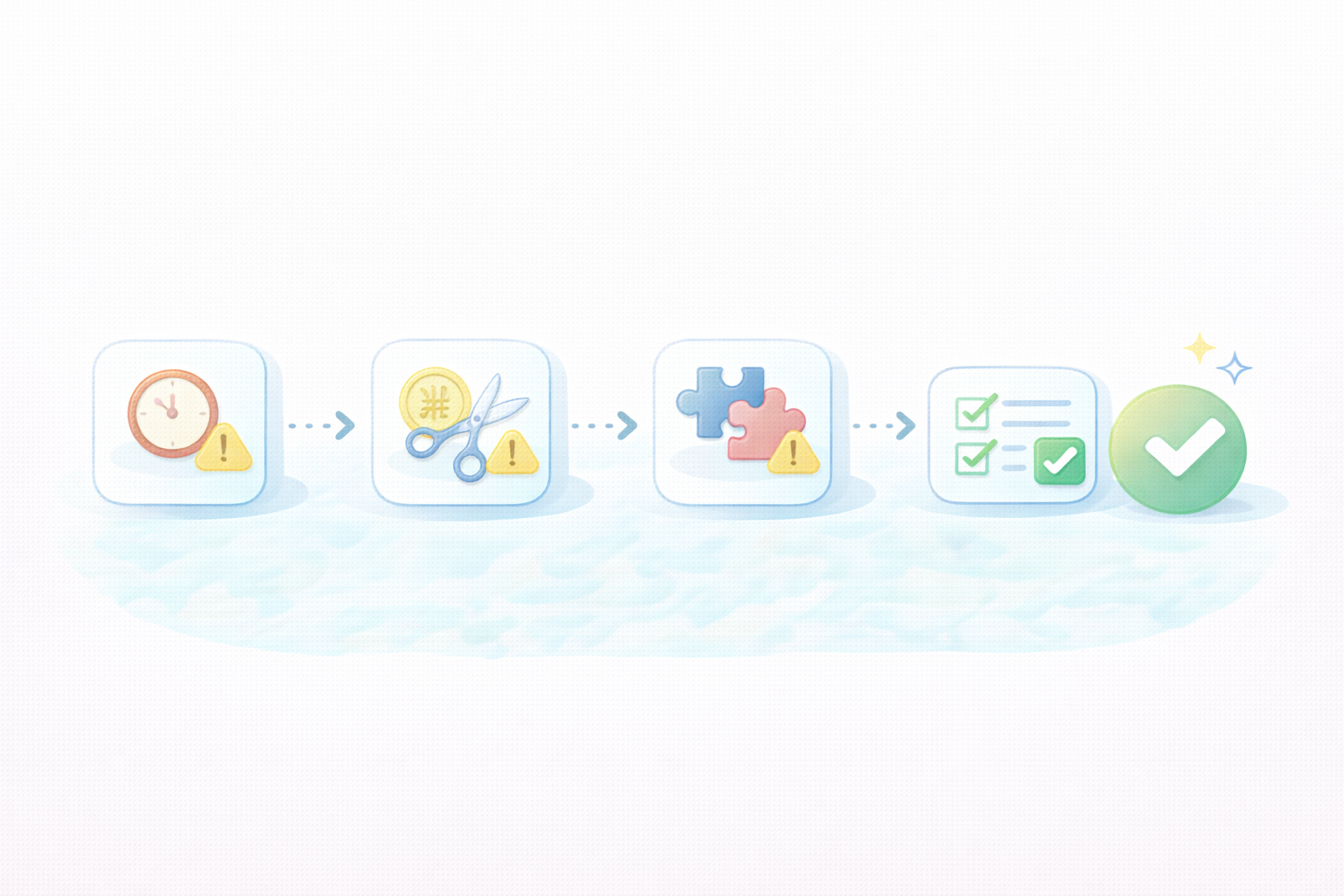 売上管理が崩れる3大パターン（テキストなし図解）