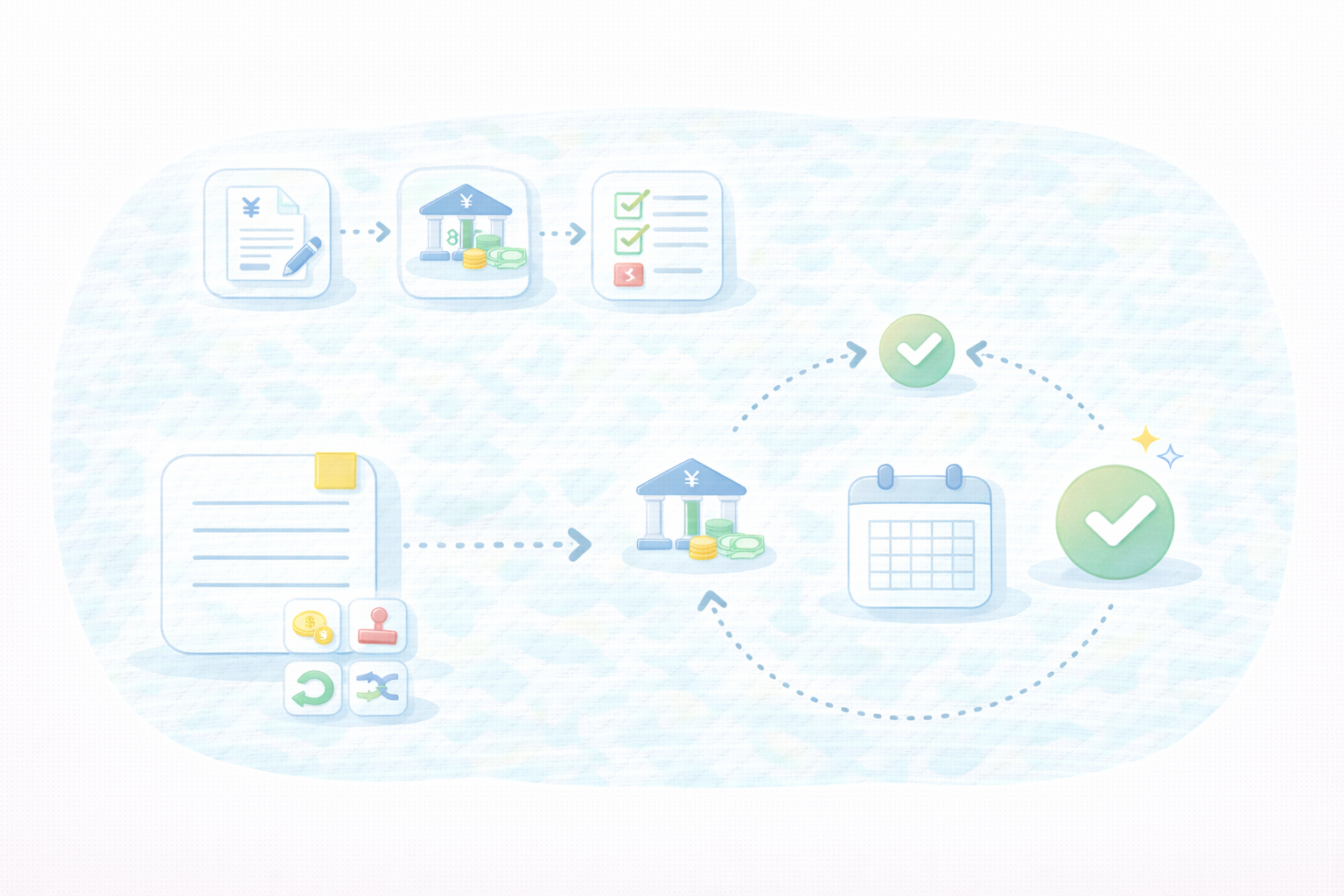 まとめ（テキストなし図解）